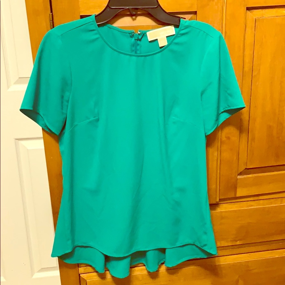 Michael Kors peplum blouse- barely worn!